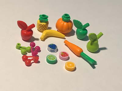 Lego Friends hedelmiä, kasviksia ja marjoja