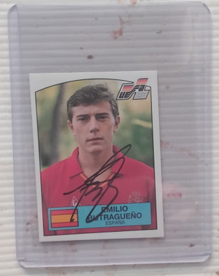 Emilio Butragueno Espanja signed
