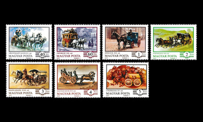 Unkari 3178-84 ** Hevosvaunujen historia (1977)