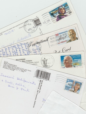 Ilmailuaiheiset postimerkit USA  4 kpl  (T)