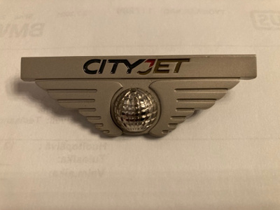 CityJet lentäjän merkki