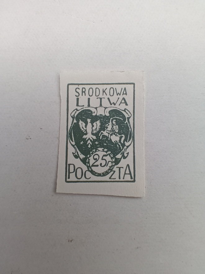 Keski-liettua Postimerkki.