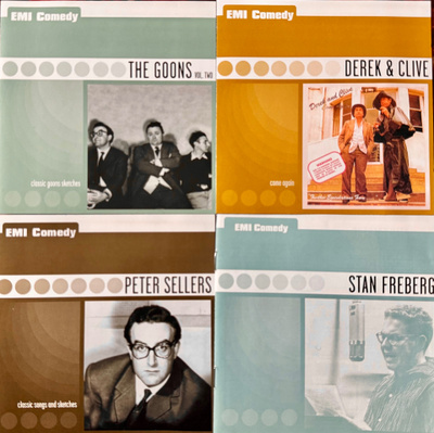 EMI COMEDY 4xCD: Peter Sellers GOONS Derek & Clive STAN FREB