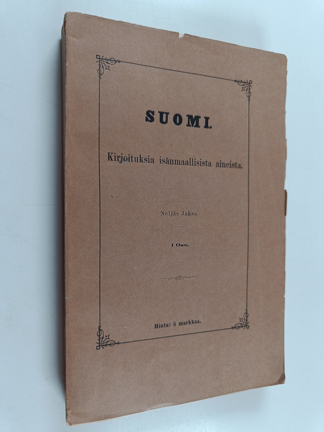 Suomi : kirjoituksia isänmaallisista aineista. Neljäs jak...