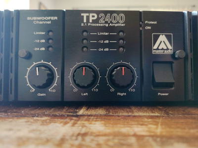 Master Audio TP 2400 – 2.1 PA-vahvistin (2400w)