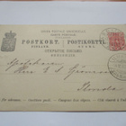 1949 Virrat kortti Hkiin ja edelleen s/s Rigelillä - pikkukuva 1