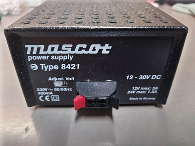 MASCOT TYPE 8421 Power Supply 12-30 Vdc