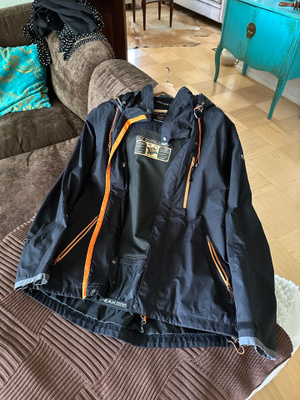Miesten Icepeak X-Treme musta / oranssi ulkoilutakki 52