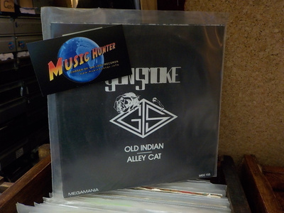 GUNSMOKE - OLD INDIAN / ALLEY CAT M-/EX+ 7"
