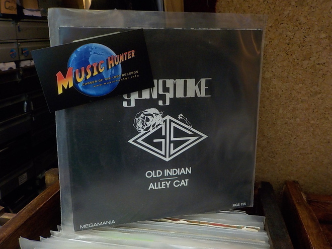 GUNSMOKE - OLD INDIAN / ALLEY CAT M-/EX+ 7"