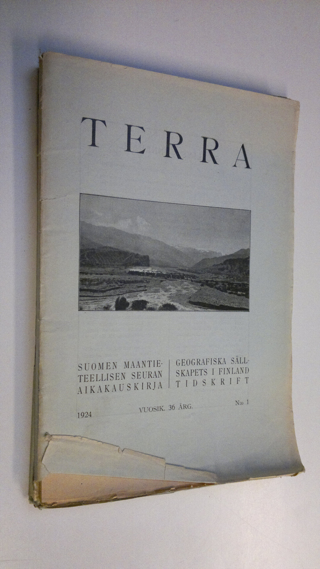 Terra 1924 n:o 1-4 : Suomen maantieteellisen seuran aikak...
