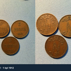 24 kpl 5 pennin kolikoita 1865–1917 –mukana 1865 ja 1870 - pikkukuva 5
