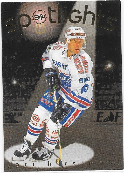 1995-96 SISU SpotLights #7of8 Jari Hirsimäki TuTo