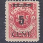 Saksa reich Memel 1923 Mi 188 postituoreena - pikkukuva 1