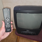Philips 14" CRT kuvaputkitelkkari + kaukosäädin - pikkukuva 1