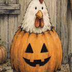 Halloween kanalla kurpitsa-asu - pikkukuva 1