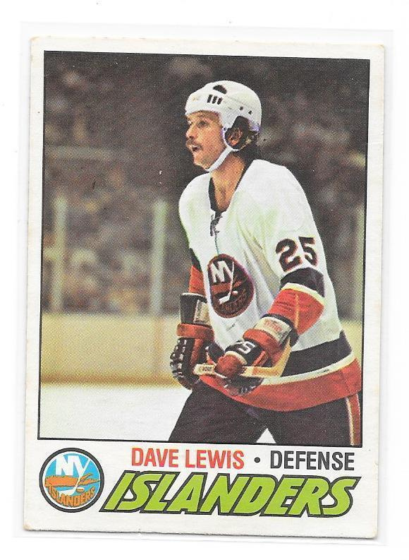 1977-78 OPC #116 Dave Lewis New York Islanders