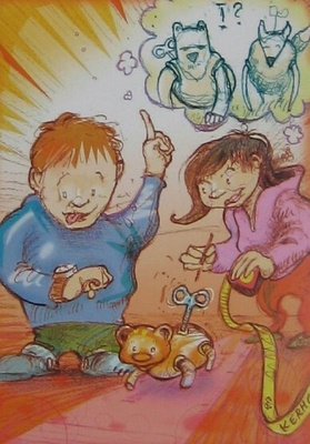Kellottaja postikortti