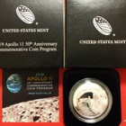 Apollo 11 silver Dollar 2019, moon landing 50 years. - pikkukuva 3