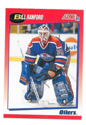 1991-92 Score Canadian #30 Bill Ranford Edmonton Oilers MV
