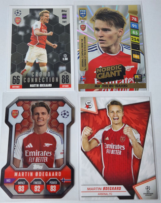 Martin Ødegaard Jalkapallokortit 4 X