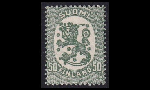 129BW1 ** M-17 50p B W1 (1927)