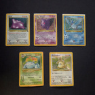 5 kpl Vintage Pokemon Holo korttia - pikkukuva 1