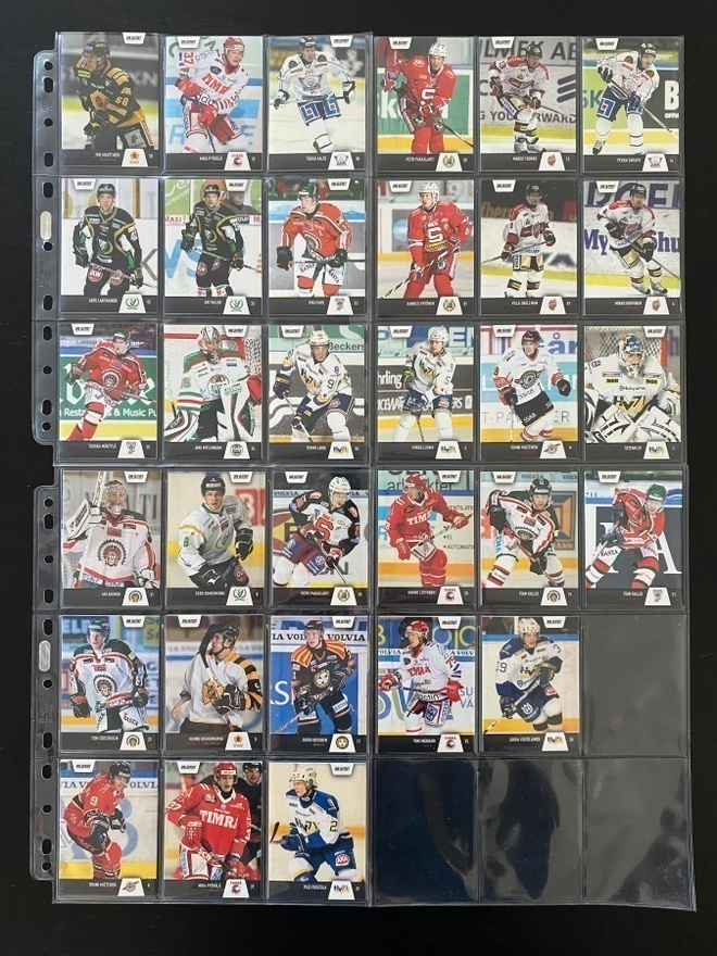 08-09 Elitset suomalaisten pelaajien peruskortteja