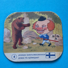 JOONAS KARHUNKAADOSSA, Kahvipakettikortti -50-60-luvulta - pikkukuva 1
