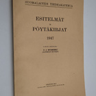 Suomalainen tiedeakatemia : esitelmät ja pöytäkirjat 1947 - pikkukuva 1
