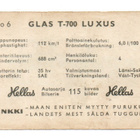 purkkakuva Hellas Autosarja n:o 6 GLAS T-700 LU XUS - pikkukuva 2