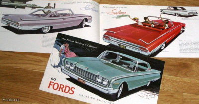 1960 Ford Galaxie PRESTIGE esite - KUIN UUSI - ISO - 24 siv