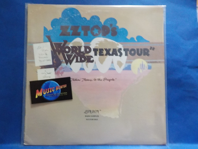 ZZTOP'S WORLDWIDE TEXAS TOUR EX/EX- LP