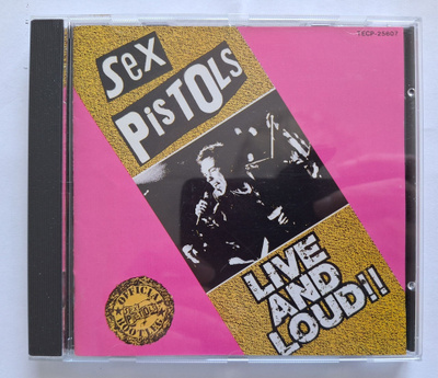 Sex Pistols Live And Loud!! Japanilainen CD