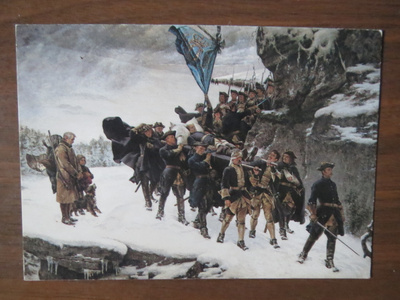 Gustaf Cederström: Karl XII:s likfärd taidekortti
