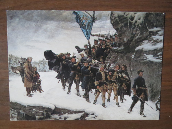Gustaf Cederström: Karl XII:s likfärd taidekortti