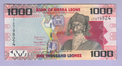 Sierra Leone 1000 Leones v.2020 UNC P-30