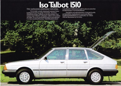 Talbot 1510 -esite 80-luvun alusta