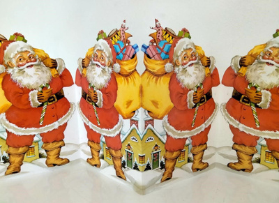 2 jouluhaitaria pukkirivi ja tonttu/possurivi