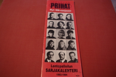 Käsiohjelma Joensuun Prihat 1993-94