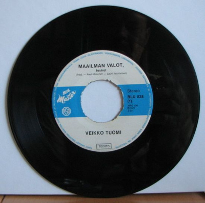 Single: Tuomi, Veikko - Maailman valot / Marketta