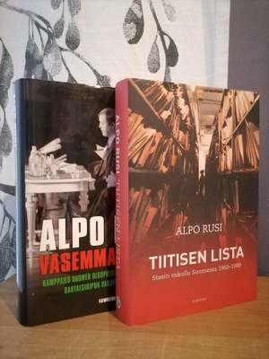 Alpo Rusi - Tiitisen lista & Vasemmalta ohi - 2 kirjaa