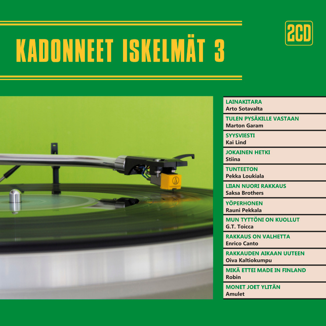 V/a: Kadonneet iskelmät 3 (2CD, uusi)