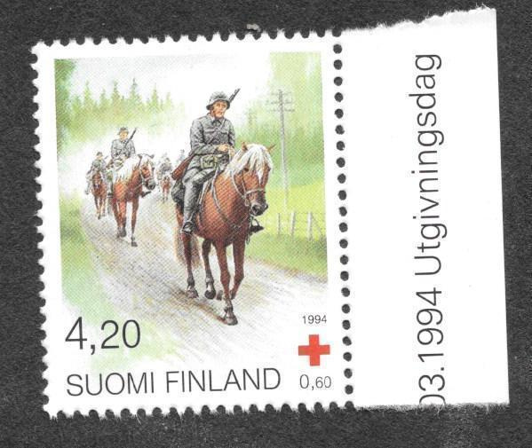 Punainen risti 1994 4,20+0,60mk (LAPE 1242) **
