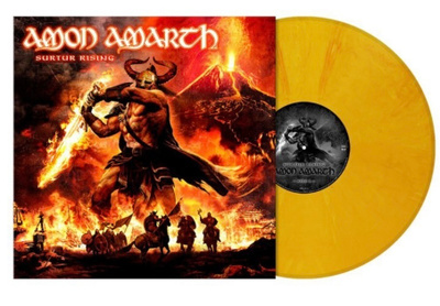 Amon Amarth: Surtur Rising-LP,LTD,Yellow Marbled Vinyl