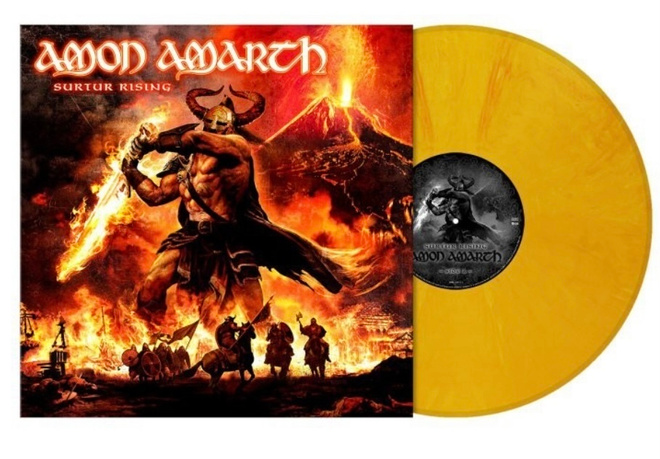 Amon Amarth: Surtur Rising-LP,LTD,Yellow Marbled Vinyl