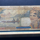 La`Reunion - 20 nouveaux francs sur 1000 Francs, Type 1964. - pikkukuva 2