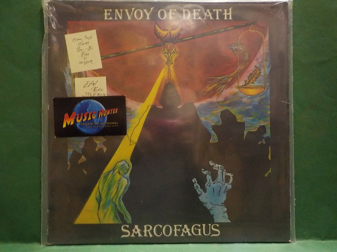 SARCOFAGUS - ENVOY OF DEATH EX+/EX+ LP