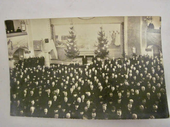 VANHA Valokuva Kirkko Tampere 1920-l