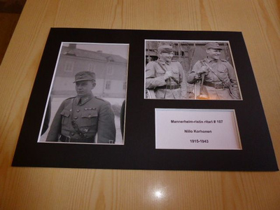 Mannerheim-ristin ritari valokuvat A4 paspis